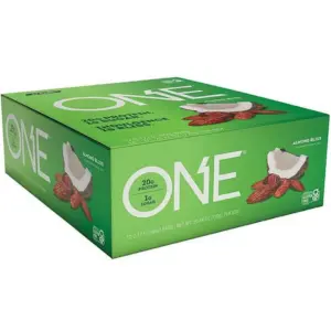 One Protein Bar | Chocolate Almond Bliss | 20g Protein | 12 Count