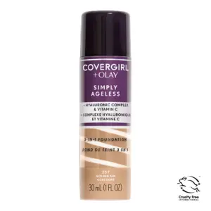 COVERGIRL + OLAY Simply Ageless 3-Inch-1 Liquid Foundation | 265 Tawny | 1 fl Ounce