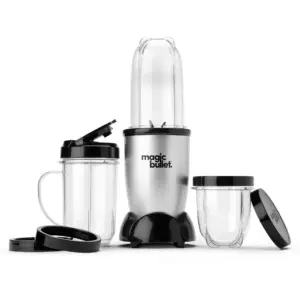 Magic Bullet Blender | Small | Silver | 11 Piece Set