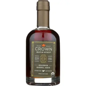 Crown Maple Syrup | Bourbon Barrel Aged | 12.7 Fl Ounce