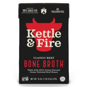 Kettle and Fire Beef Bone Broth | Shelf-Stable | 16.9oz | 16.9 fl Ounce | Single