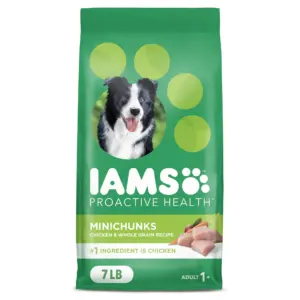 Iams Proactive Health Minichunks Dry Dog Food With Real Chicken & Whole Grains | 7 Lb. Bag | 7 lbs