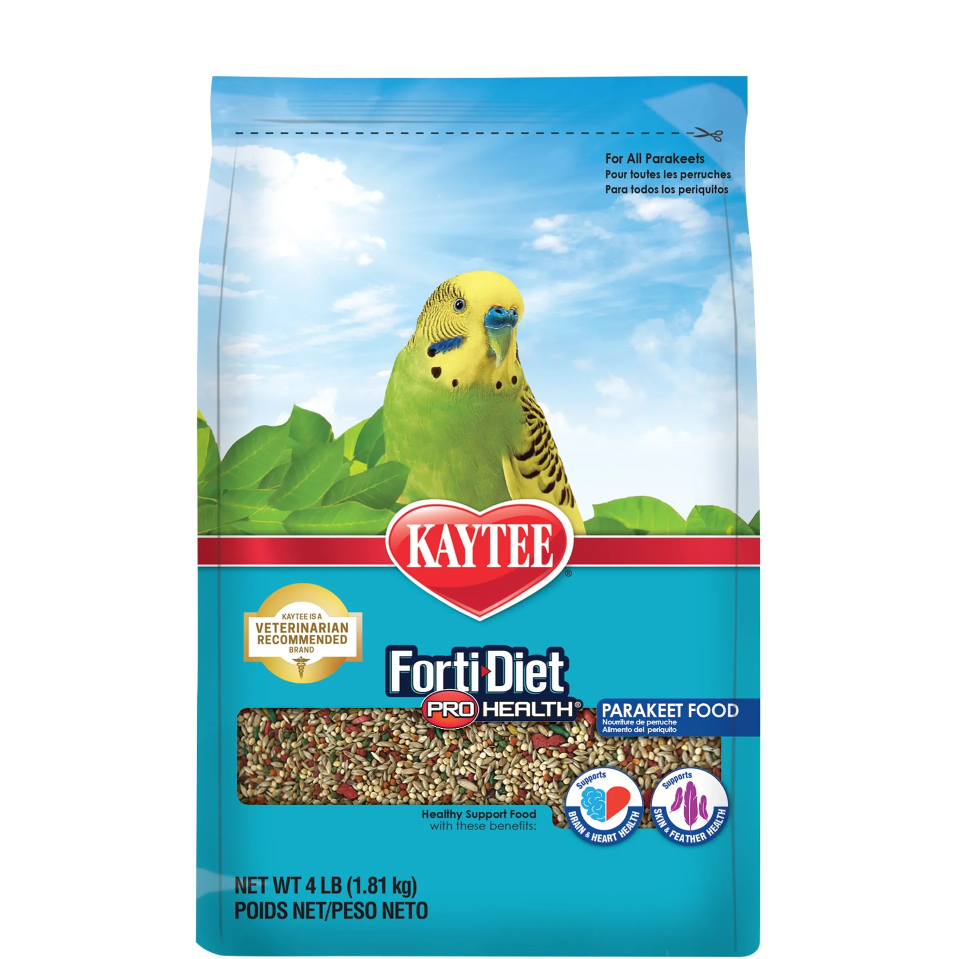 Kaytee Forti-Diet Pro Health Parakeet Food | 4 lb