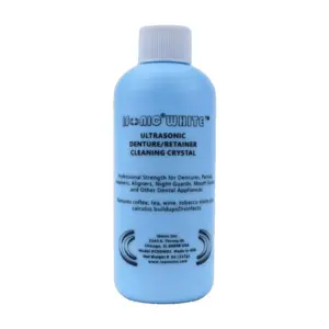 CSDW01 | iSonic White Denture/Retainer Cleaning Crystal to remove stains & buildups