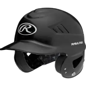 Rawlings Coolflo Batting Helmet | Black | Adult (Premium Edition)