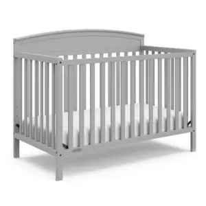 Graco Benton 5-Inch-1 Convertible Baby Crib | Pebble Gray