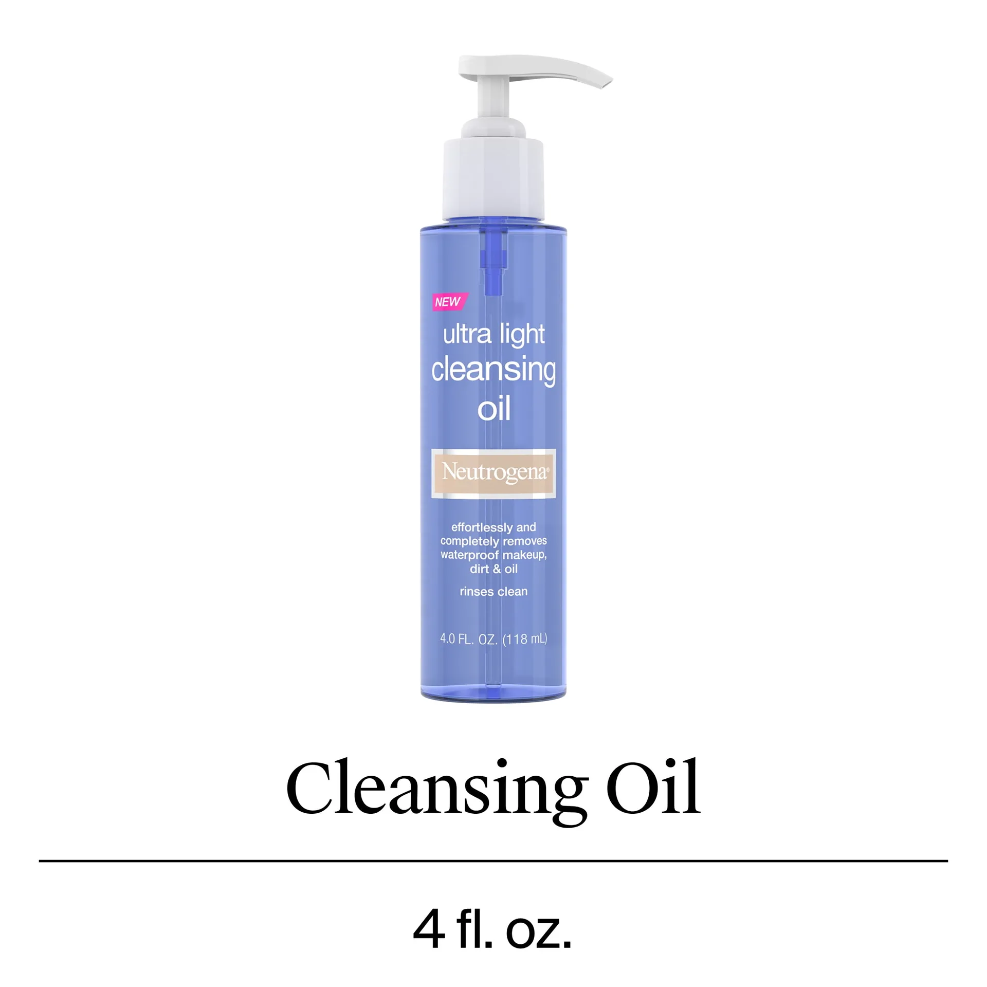 Neutrogena Ultra Light Face Cleansing Oil and Makeup Remover | 4 fl. Ounce | 1