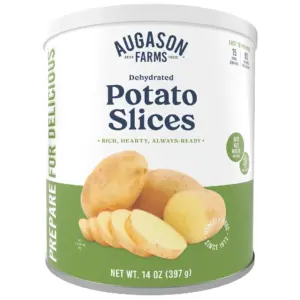 Augason Farms Dehydrated Potato Slices 1 lb 4 Ounce No. 10 Can | 566 g