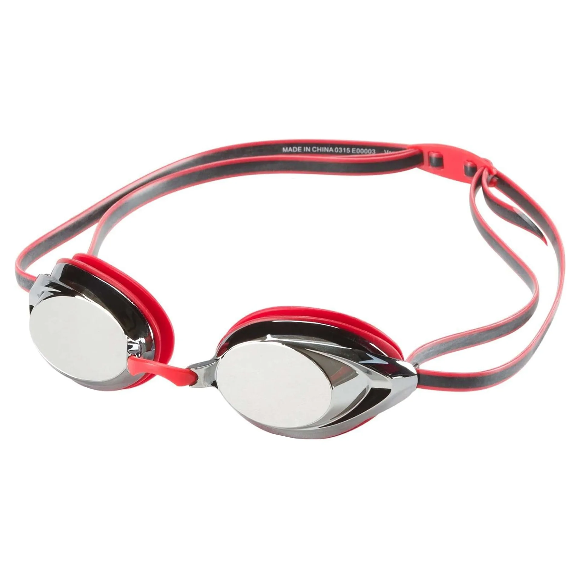 Speedo Vanquisher 2.0 Mirrored Swim Goggles | Red