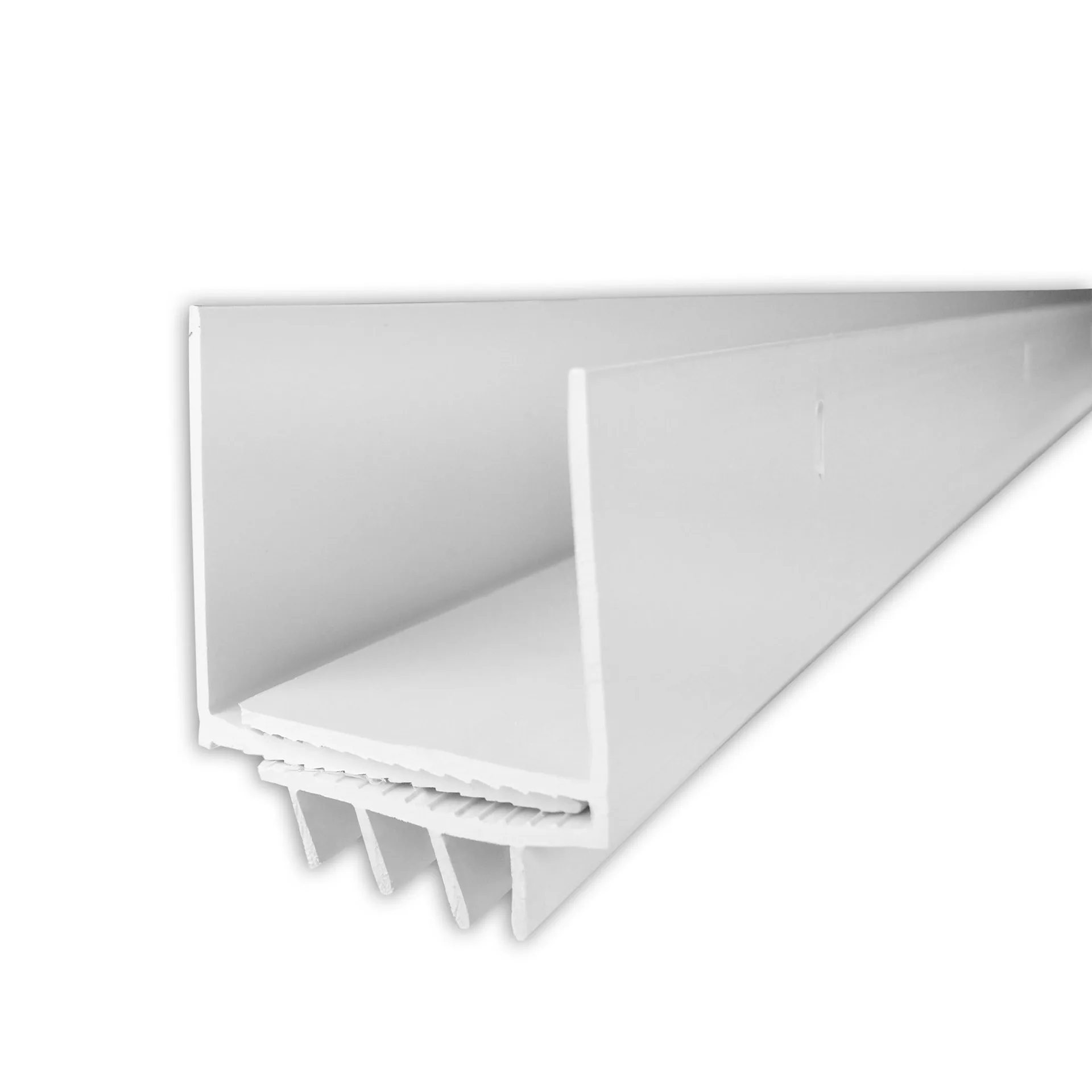 M-D Building Products 19102 36 Inch. White Vinyl Adjustable U-Shape Screw-on Under Door Seal