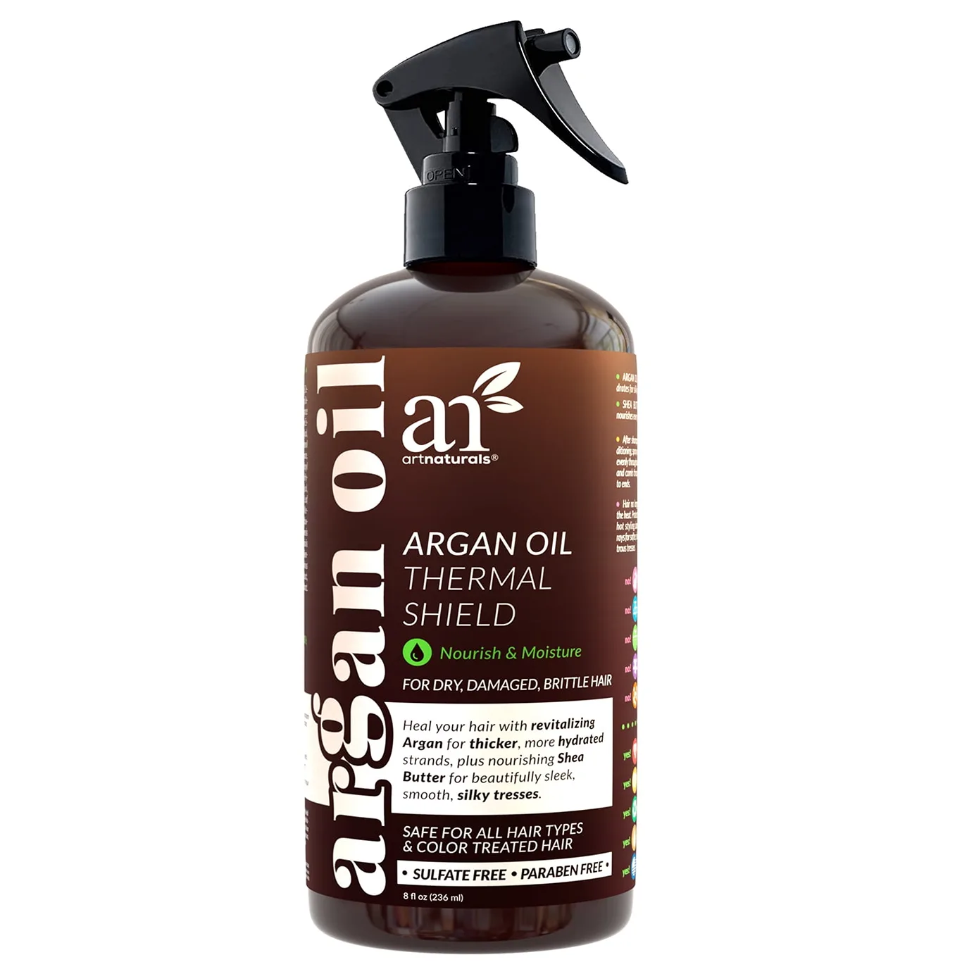 Artnaturals Thermal Shield Heat Protection (8 Ounce / 236 Milliliters)
