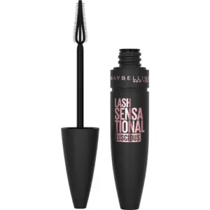 Maybelline Lash Sensational Luscious Washable Mascara | Blackest Black | 0.32 fl. Ounce. | Luscious Blackest Black
