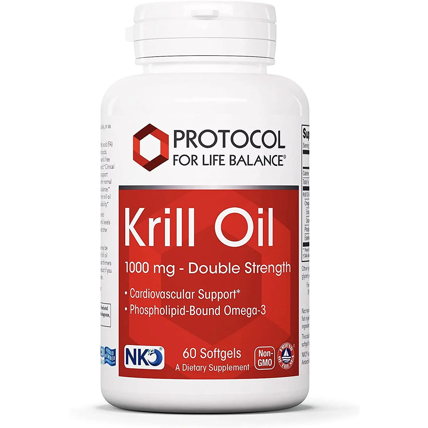 Protocol Krill Oil 1,000mg | Omega-3 | Heart | Brain | Joint | 60 Softgels