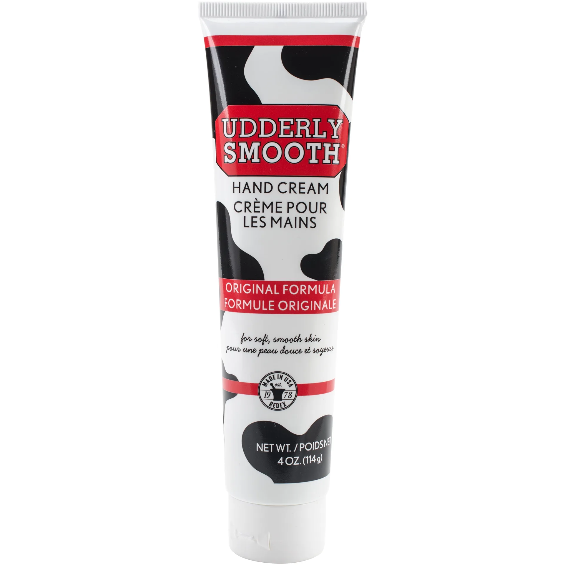 4 Pack Udderly Smooth Hand Cream Original Formula | For Soft Smooth Skin 4oz Each