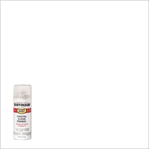 Crystal Clear | Rust-Oleum Stops Rust Gloss Protective Enamel Spray Paint-7701830 | 12 Ounce | Single | 1