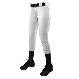Champro Women's Traditional Low-Rise Fastpitch Pants | White | L | LG