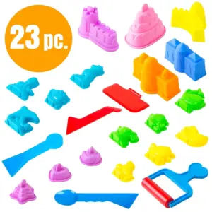 USA Toyz 23-Piece Multi-Color Sand Molds Kit for Children Ages 3+ | Multicolor
