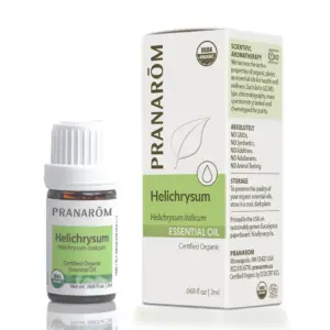 Pranarom USDA Certified Organic Helichrysum Essential Oil (2ml) | 100% Pure Natural Therapeutic Grade for Skincare | Lotions | Aromatherapy | Diffusion | & Wellness | 2 Milliliters