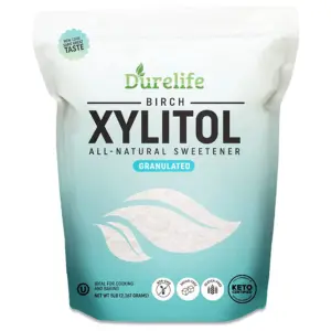 DureLife Xylitol Sweetener Pure Birch Sugar Substitute Keto Friendly & Kosher 5lb | 5 lbs
