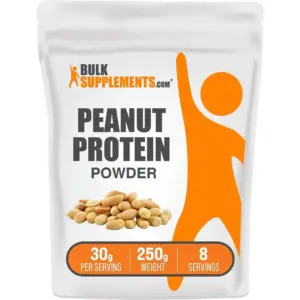 BulkSupplements Peanut Protein Powder | 30g per Serving | 250 Grams (8.8 Ounce) | 8 Servings