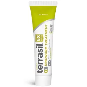 Terrasil Antifungal Ringworm Cream for Adults and Kids | Clinically Proven 1% Clotrimazole (14gm Tube) | Single | 14 gm