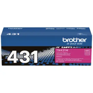 Brother Genuine TN431M Magenta Printer Toner Cartridge (Premium Edition)