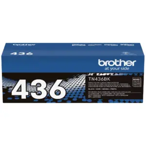 Brother Genuine OEM TN436BK Super High Yield Black Toner (6.5K YLD) (Premium Edition)