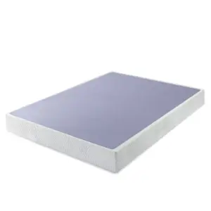 Zinus 7.5 Metal Box Spring with Wood Slats | Mattress Foundation | Full