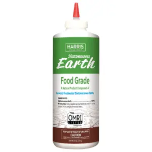 Harris Diatomaceous Earth Food Grade | Feed Supplement | 8oz. Bottle with Applicator Tip