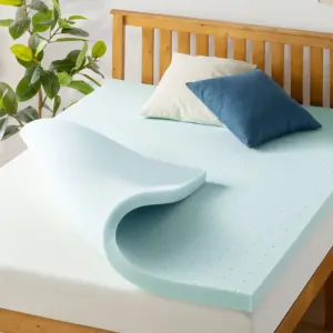 Mellow 3 Cooling Gel Ventilated Memory Foam Mattress Topper | Twin | 3 Inch