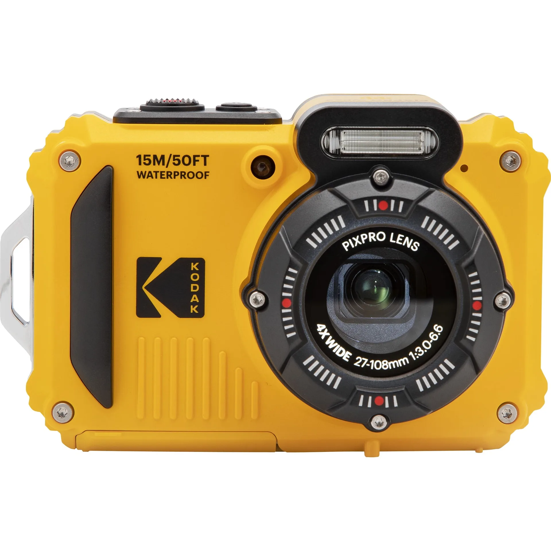 Kodak PIXPRO Yellow WPZ2 Rugged Camera with 16 MegaPixels | 4x Optical Zoom