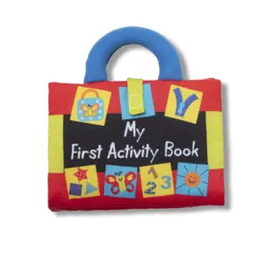Melissa and Doug Ks Kids My First Activity Book 8-Page Soft Book for Babies and Toddlers