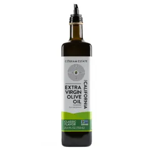 Cobram Estate Classic 100% California Extra Virgin Olive Oil | 25.4 fl Ounce Glass Bottle