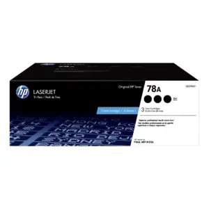 HP 78A Black Toner Cartridges | Pack Of 3 | CE278AT1