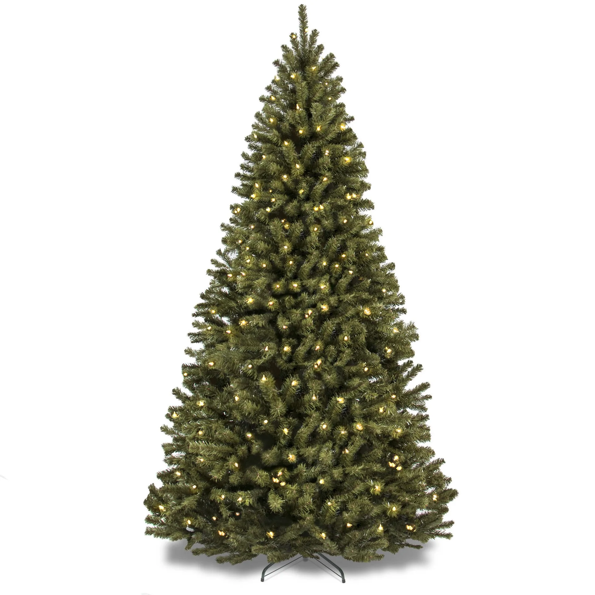 Best Choice Products 6ft Pre-Lit Spruce Hinged Artificial Christmas Tree w/ 250 Incandescent Lights | Collapsible Stand | 6'