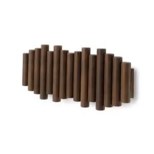 Umbra Picket Rail 5 Hook Coat Rack | Aged Walnut