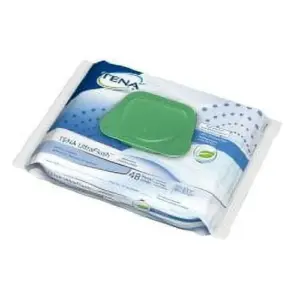 Essity HMS North America Inc Personal Wipe TENA UltraFlush Soft Pack Aloe / Vitamin E / Chamomile Scented 48 Count Pack of 48 (Premium Edition)