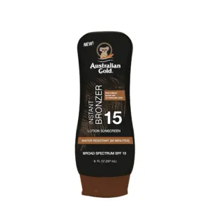Australian Gold SPF 15 Lotion Sunscreen with Instant Bronzer (Premium Edition)
