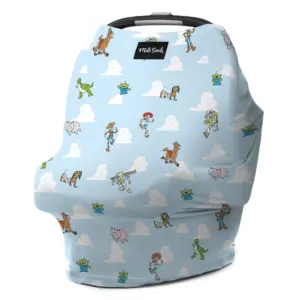 Disney Pixar Toy Story 5-Inch-1 Nursing & Car Seat Cover | Woody | Jessie | Buzz Lightyear