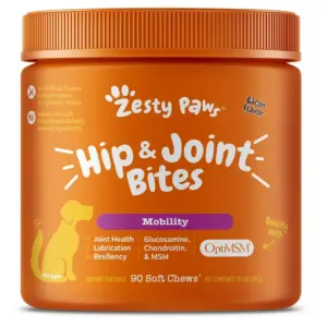 Zesty Paws Chew No Poo Bites for Dogs | Poop Eating Deterrent Functional Dog Supplement | Chicken Flavor | 90ct
