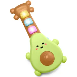 Skip Hop Baby Toy Guitar | Farmstand Grow and Play | Rock-a-Mole Guitar | 6m+