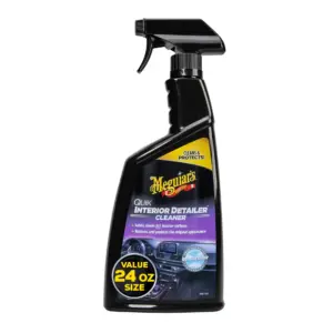 Meguiar's Quik Interior Detailer | Perfect for Car Interior Detailing | Quick & Easy Cleaning that's Safe on Plastic | Vinyl | Leather & More | Car Interior Cleaner & Protectant | 24 Ounce E11