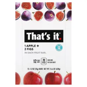 That's it. Apple + Fig Fruit Bars (12 Pack) | Apple; Fig