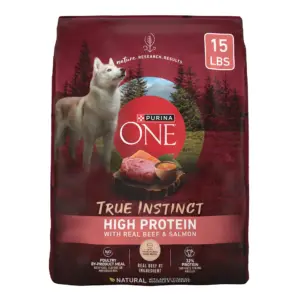Purina One True Instinct Dry Dog Food for Adult Dogs | High Protein Real Turkey and Venison | 3.8 lb Bag