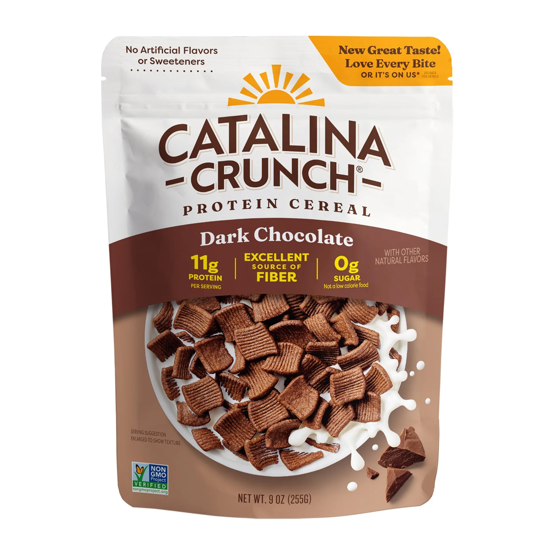 Catalina Crunch Protein Cereal | Dark Chocolate 9 Ounce | Single