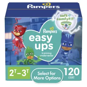 Pampers Easy Ups Training Underwear Boys | Size 7 5T-6T | 52 Count