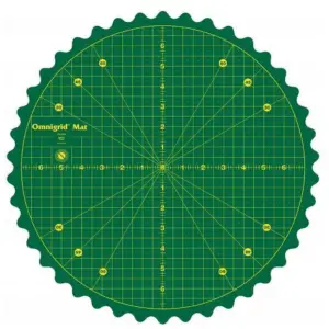 Omnigrid 360 14 Rotating Cutting Mat | Non-Slip Rotary Mat