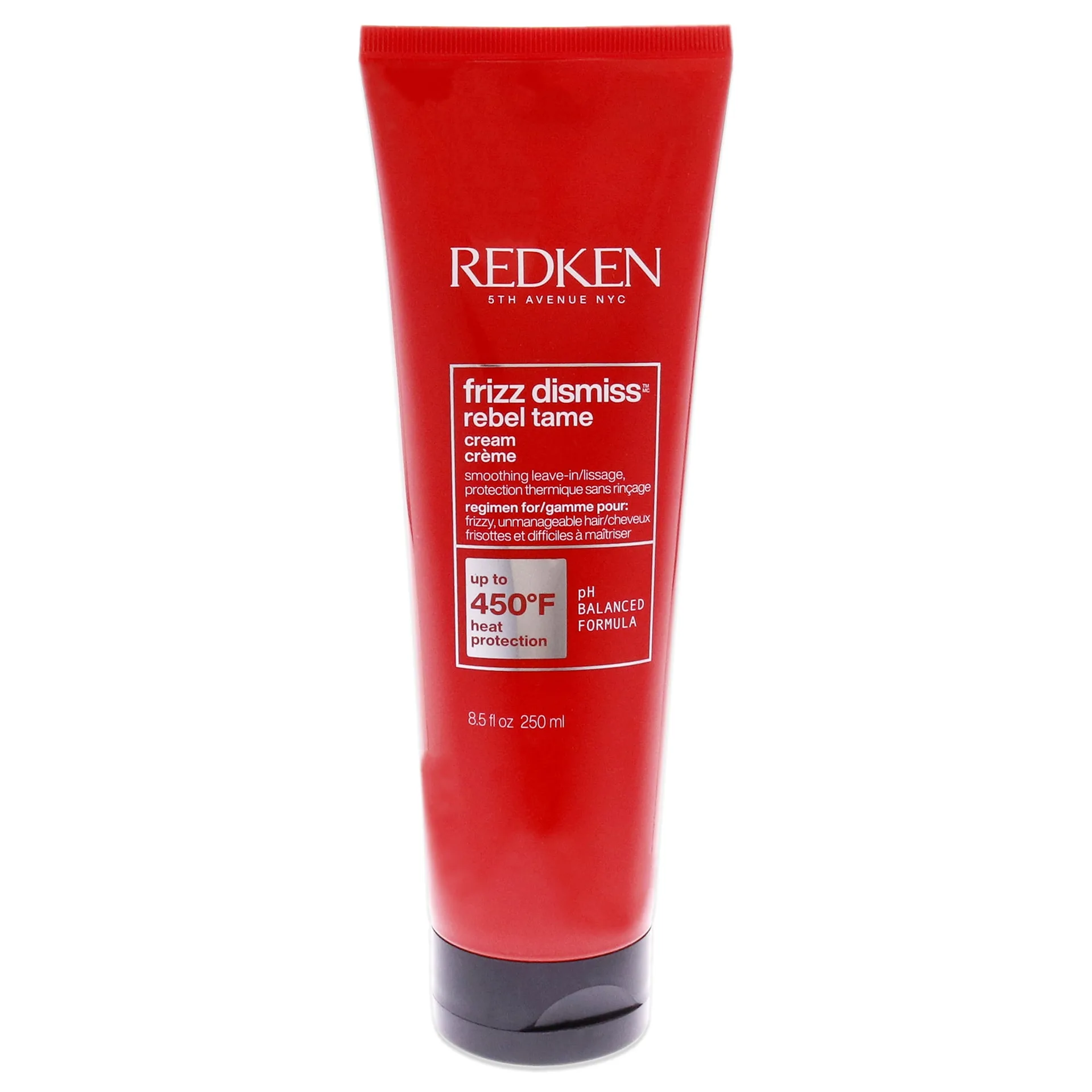 Redken Frizz Dismiss Rebel Tame Leave-Inch Smoothing Control Cream | 8.5 Ounce Cream