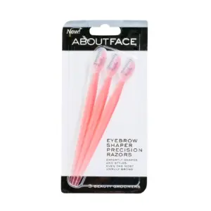 About Face Eyebrow Shaper Precision Disposable Razors | 3 Ea
