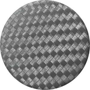 PopSockets Adhesive Phone Grip with Expandable Kickstand & swappable top- Carbonite Weave | Black